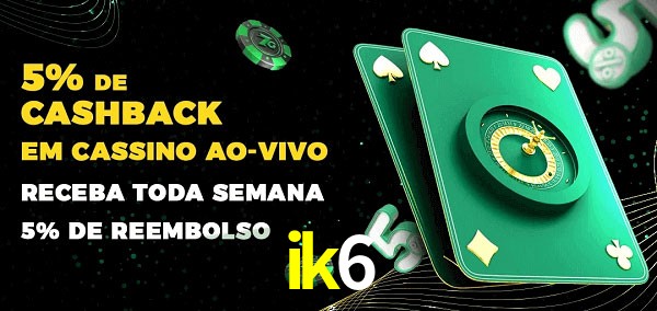 Promoções do cassino ao Vivo ik6